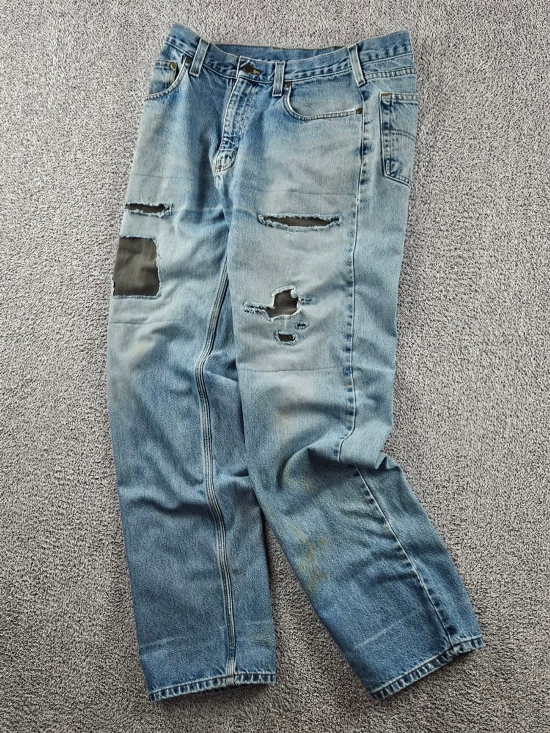 칼하트 리페어 커스텀 데님 워크 팬츠 ( 36X34 ) / 11048 상품이미지2