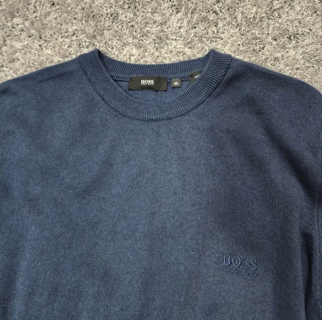 보스  라운드 니트 티셔츠 M 상품이미지2