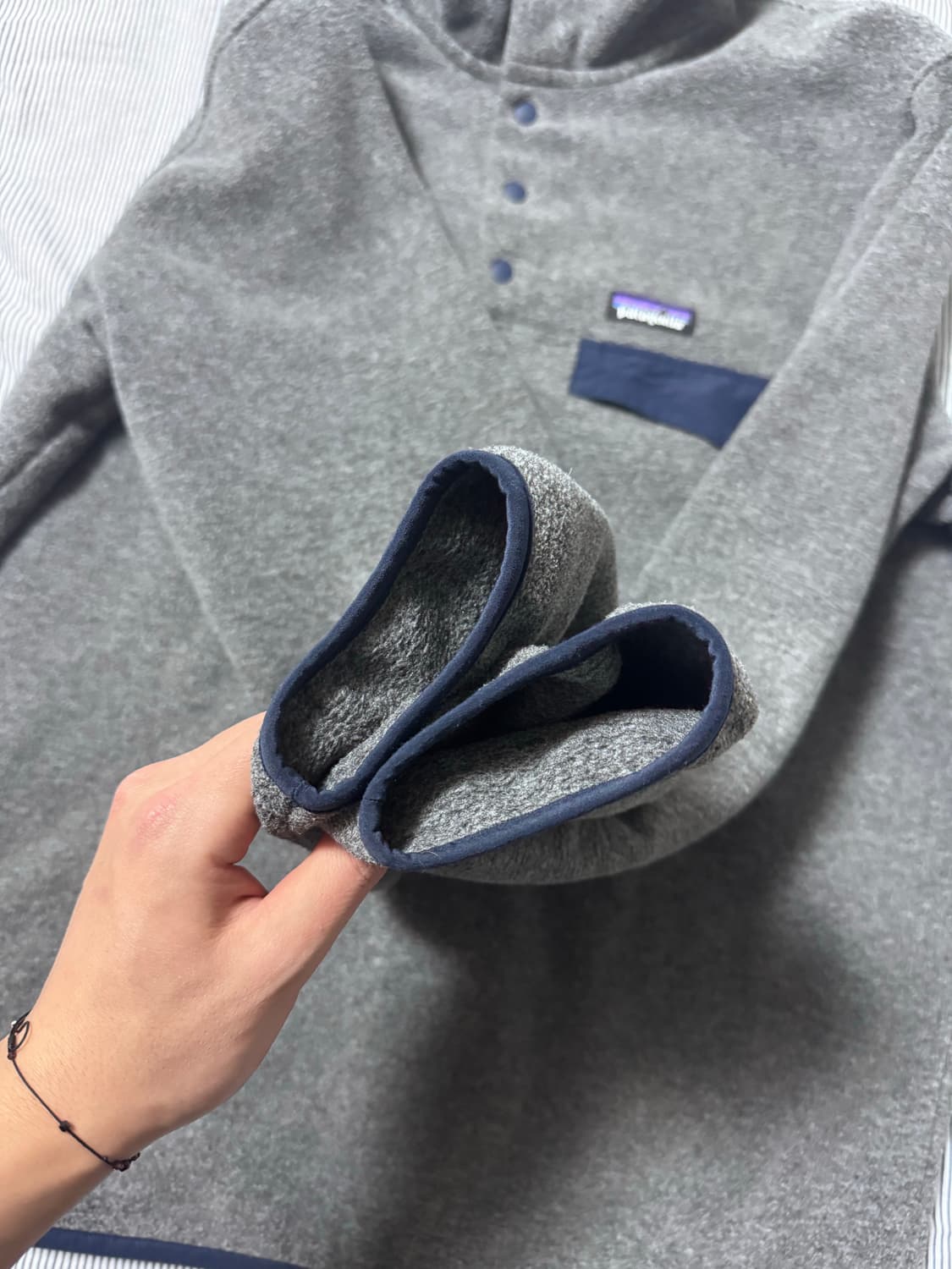 (S급) 파타고니아 신칠라 스냅 T 플리스 풀오버 니켈 블루 L 상품이미지8