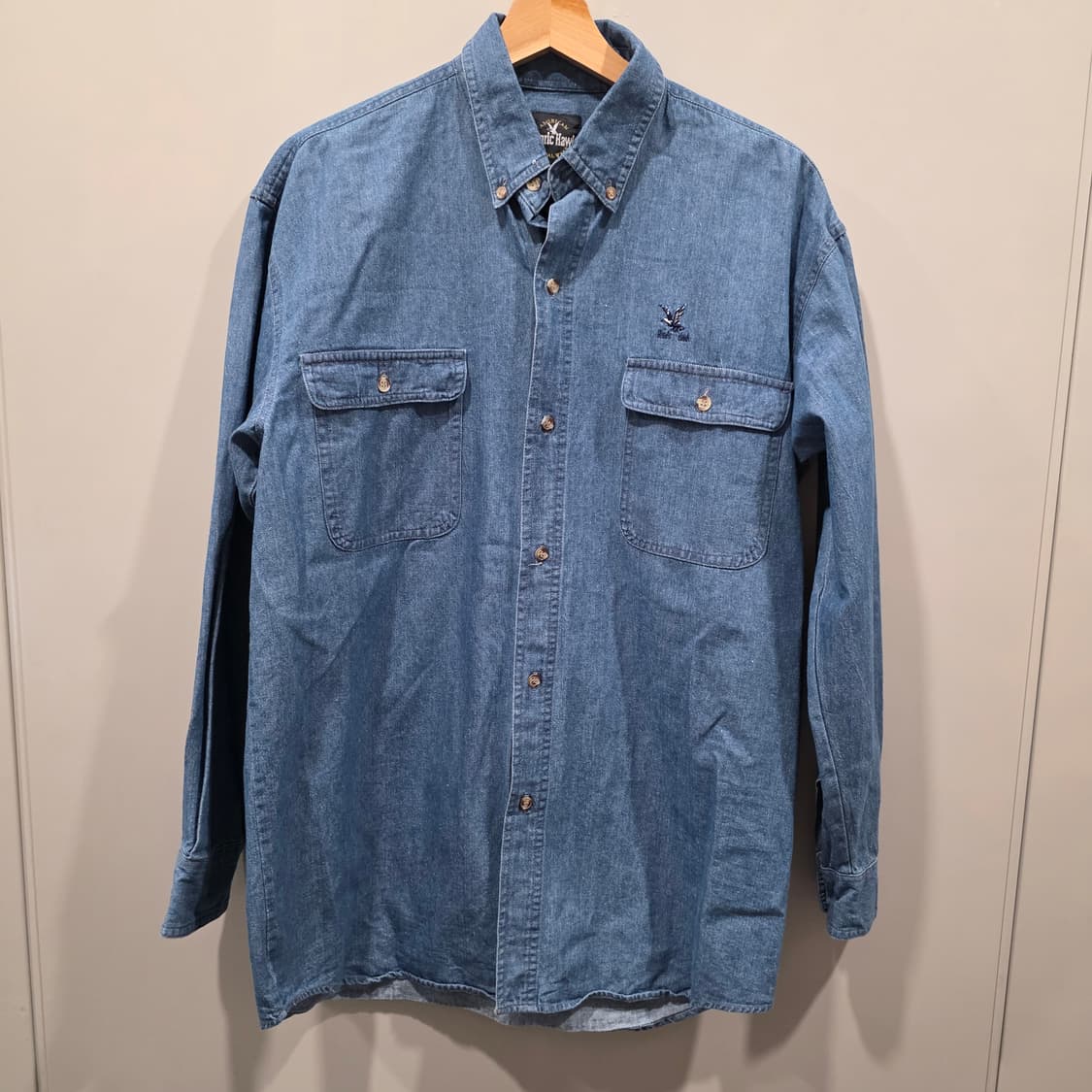 Hanric Hawk 아메리칸 캐주얼 데님 카라셔츠 상품이미지1