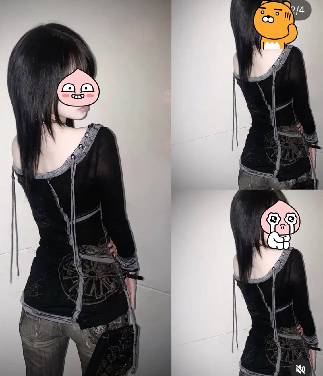 가격고정) 샐비지 셀비지 salvage 롱슬 롱슬리브 비아 상품이미지5