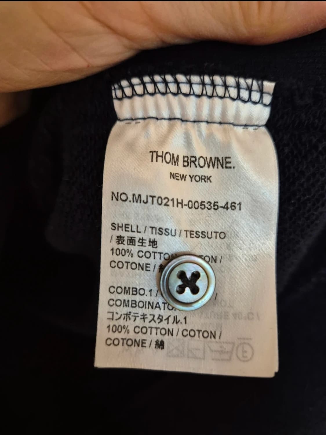 톰브라운 사선 맨투맨 상품이미지3