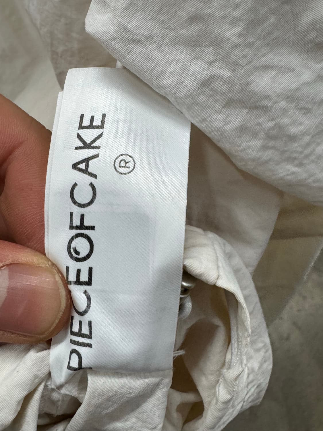 Apiece of cake 화이트 집업 자켓 점퍼M 상품이미지7