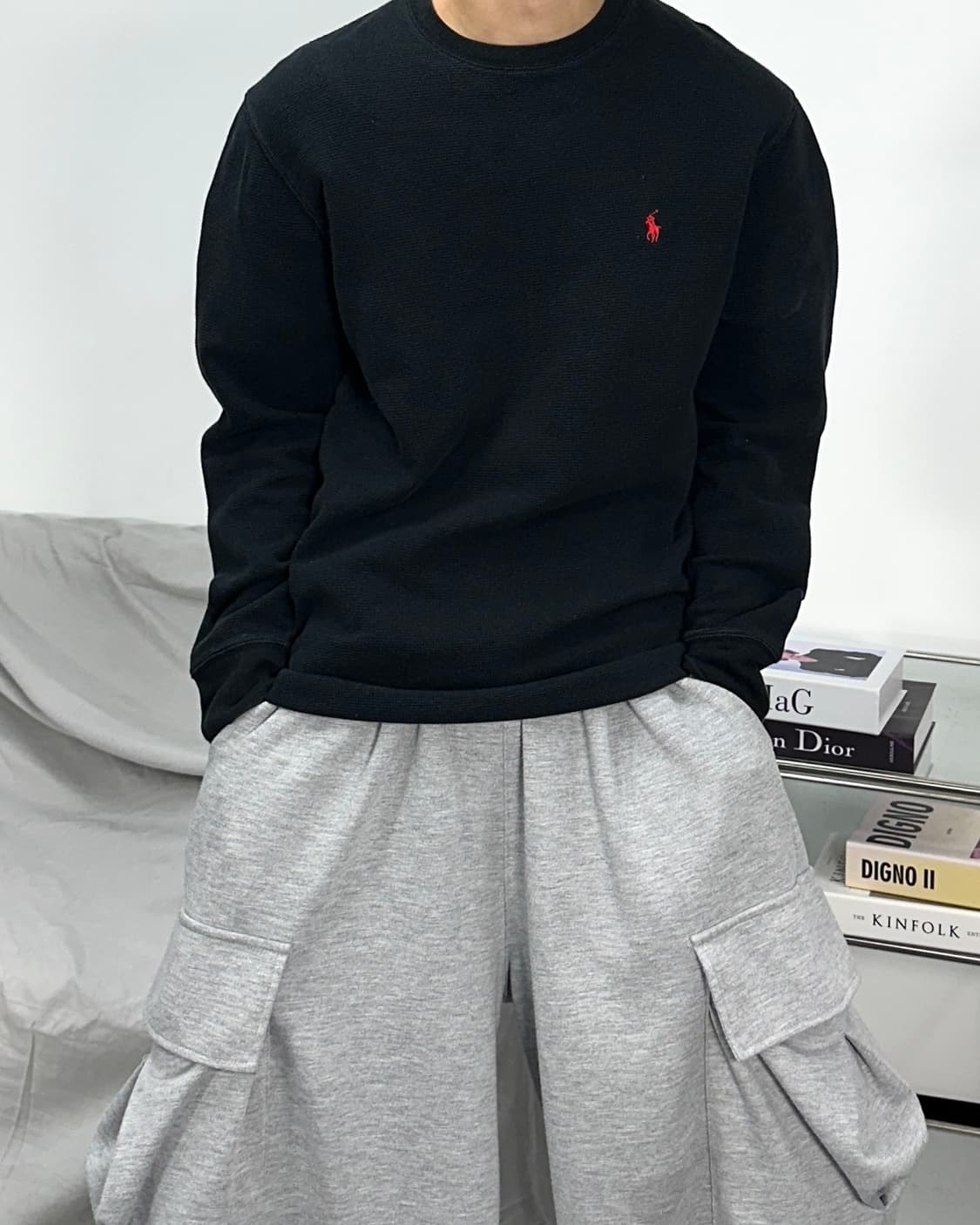 폴로 랄프로렌 레드포니 와플티 M 상품이미지1