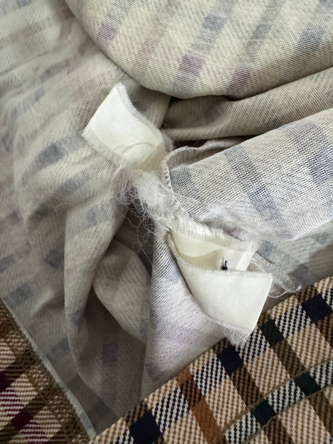 닥스 daks 체크 클래식 긴팔 카라 티셔츠 M~L 상품이미지4