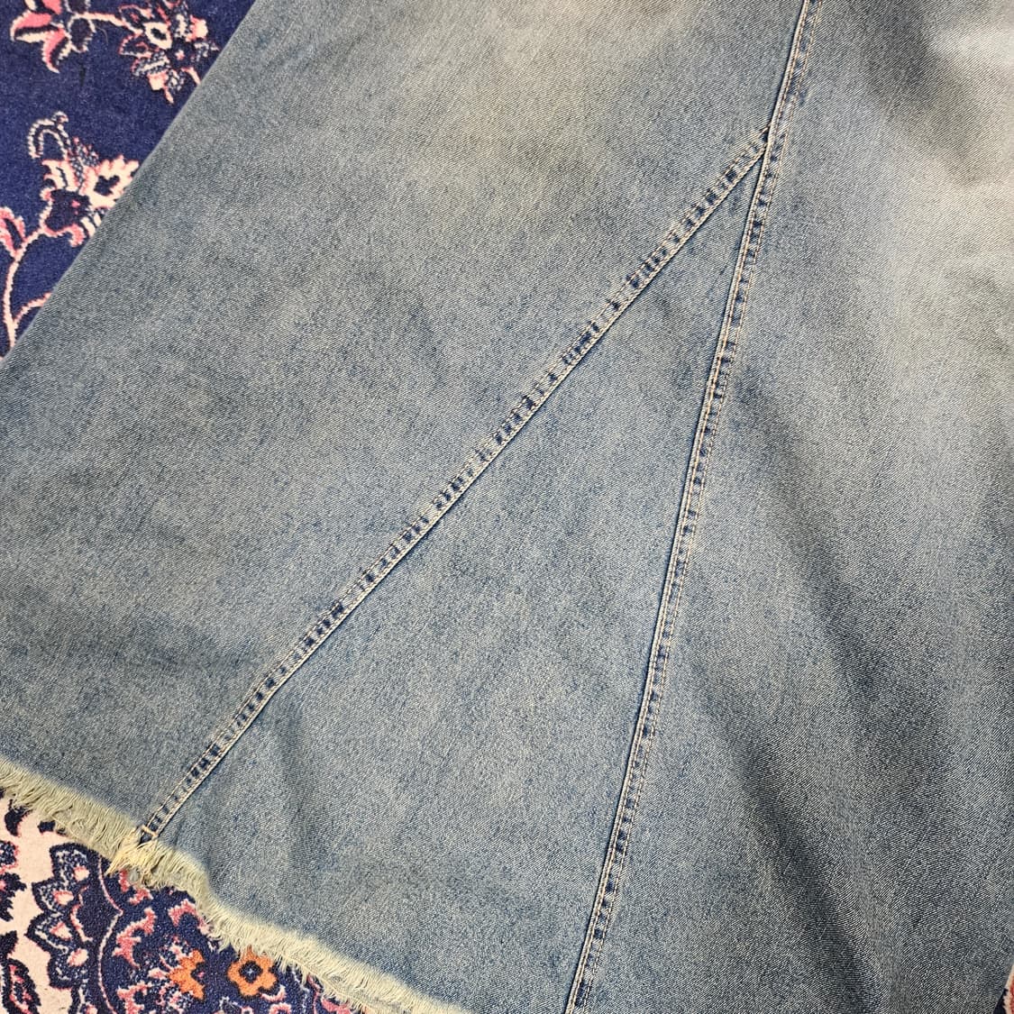 CHASER 90's Vintage 데님 롱 스커트 상품이미지4