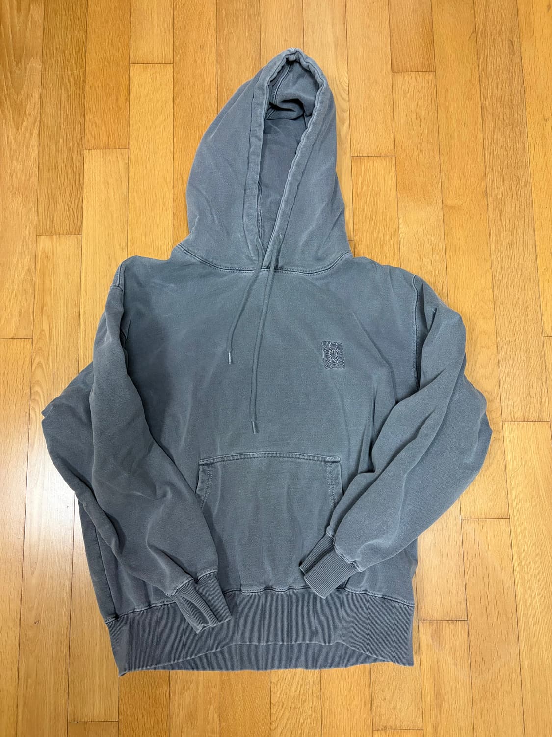 예스아이씨 피그먼트 후드티 상품이미지1