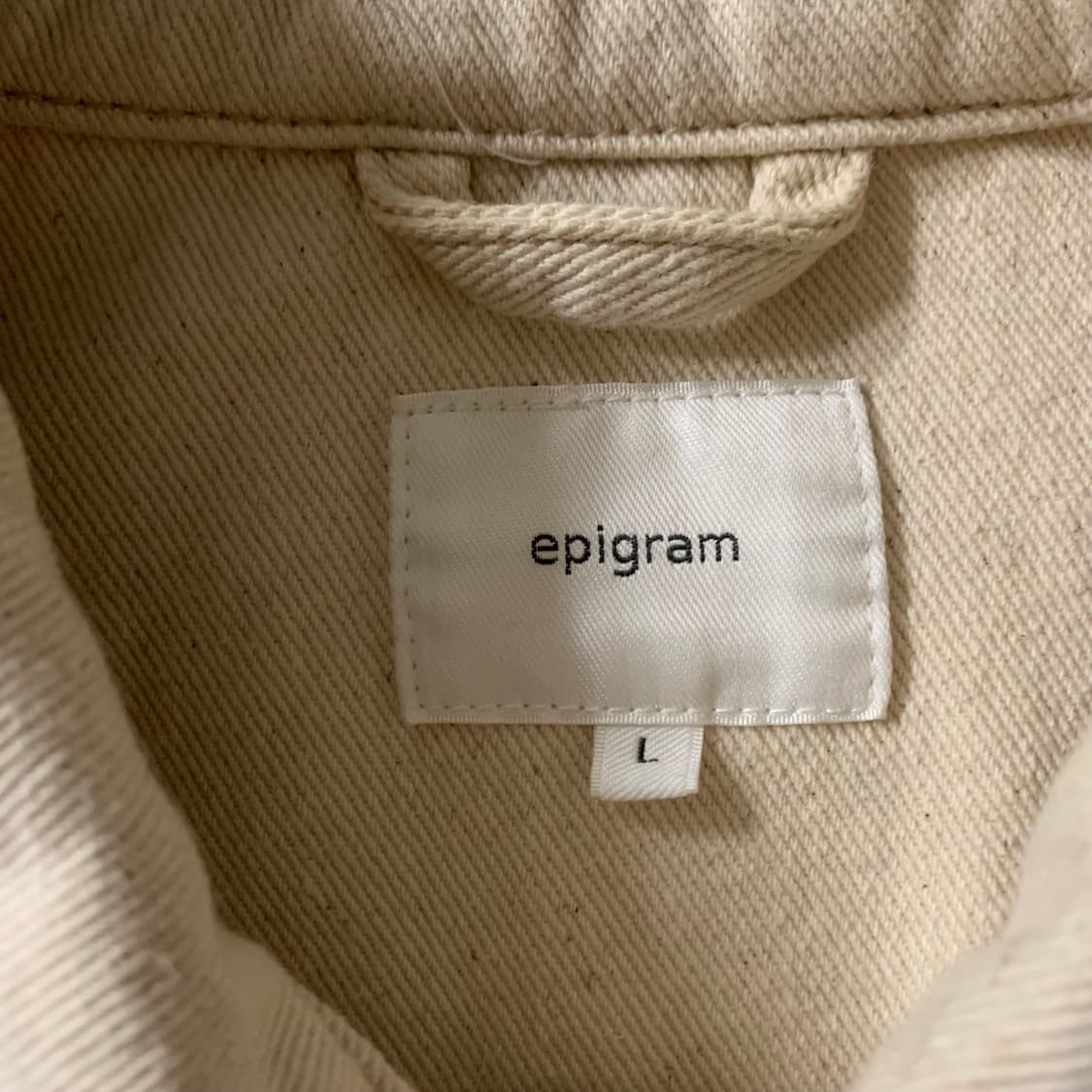 Epigram ecru jacket. 상품이미지5