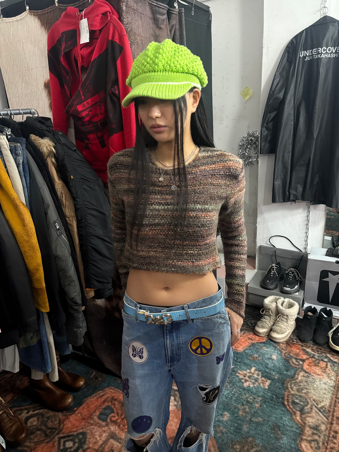 TTF✳️아워레가시 크롭 니트 상품이미지2