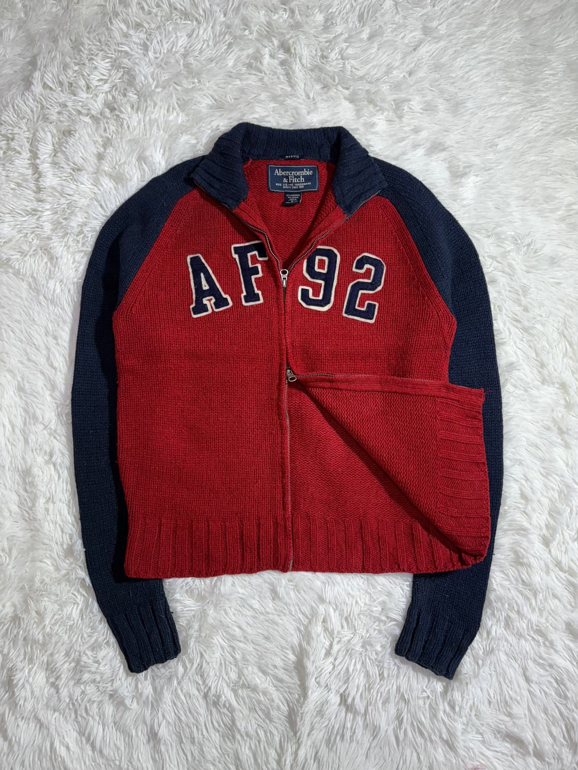 아베크롬비 램스울 투웨이 니트집업  상품이미지3