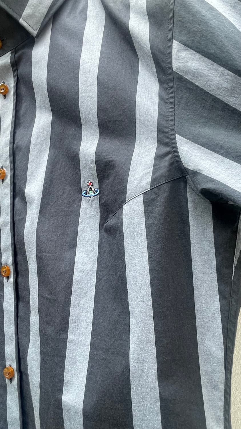 [정Vivienne Westwood 클래식 스트라이프 셔츠 상품이미지5