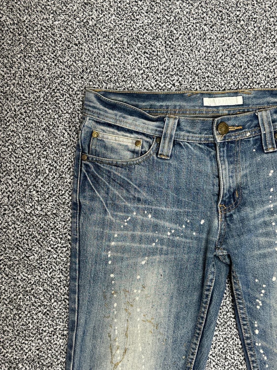 로우라이즈 세미 부츠컷 데님 팬츠 상품이미지3