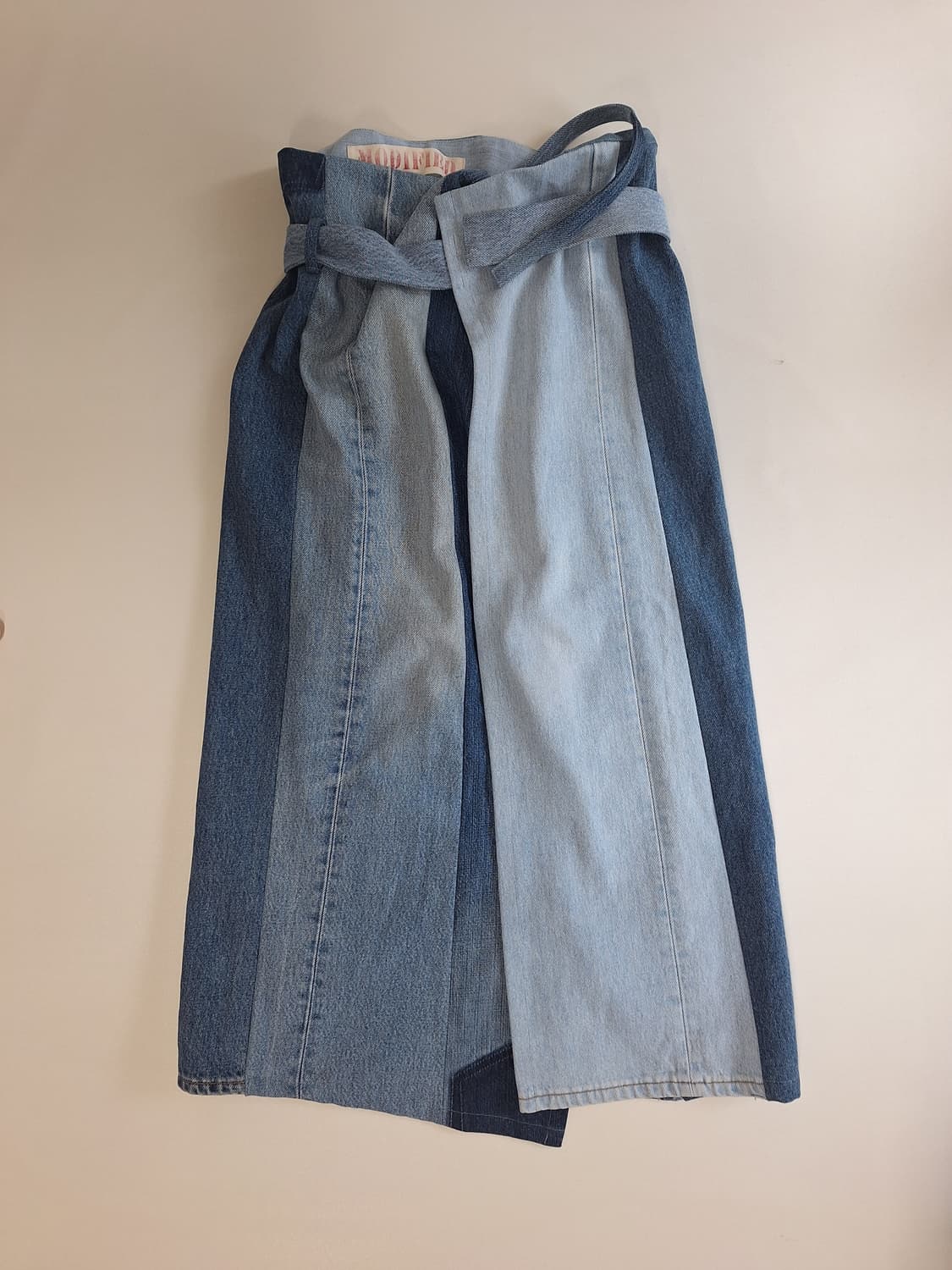 미하라야스히로 데님 랩 스커트 상품이미지1