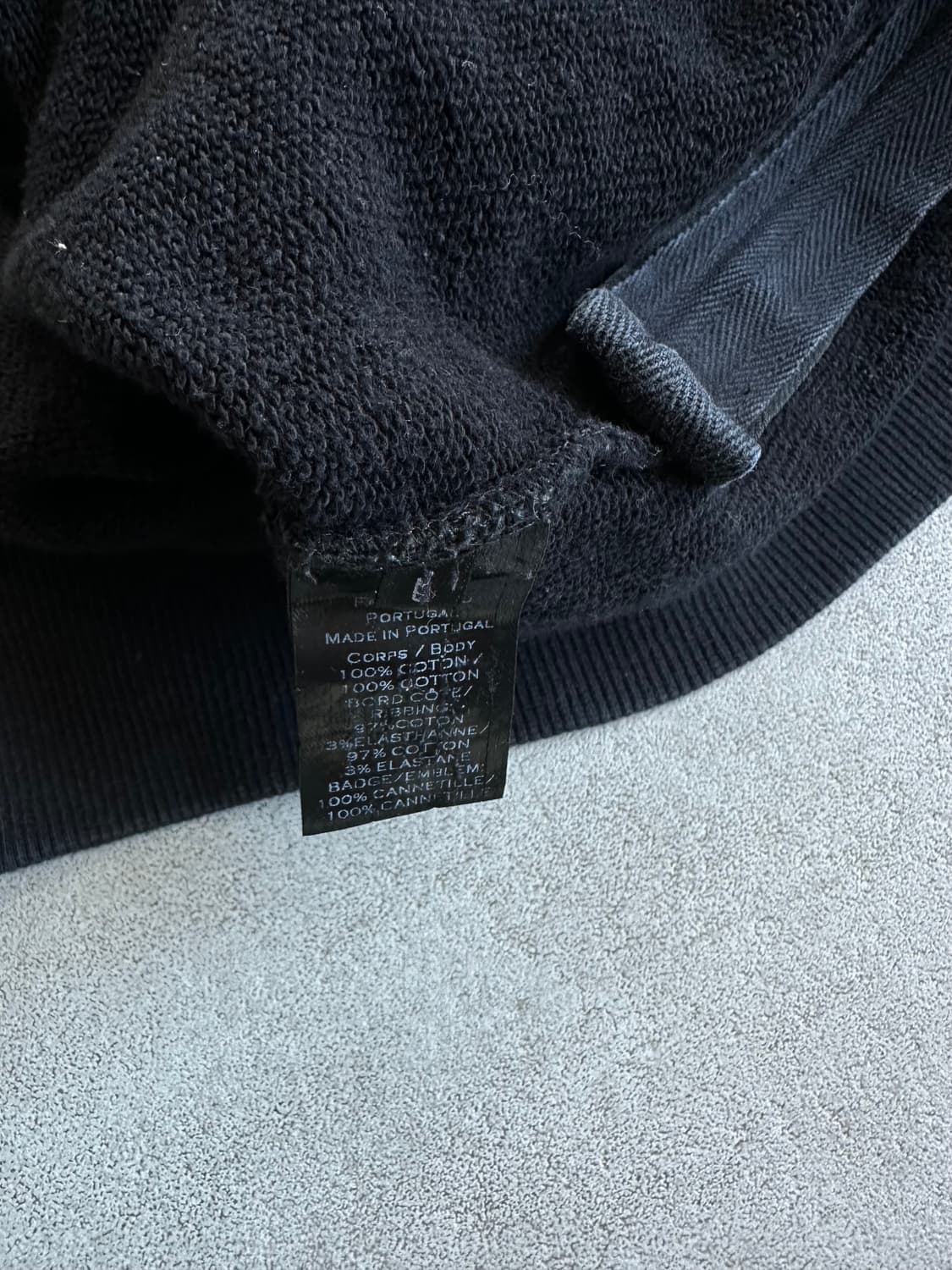 발망 견장 엠블럼 패치 사이드지퍼 맨투맨 상품이미지8