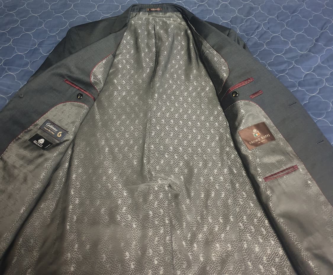 (인디안) 브루노바피 골든텍스 실크 블렌드 클래식 블레이저 (105) 상품이미지4