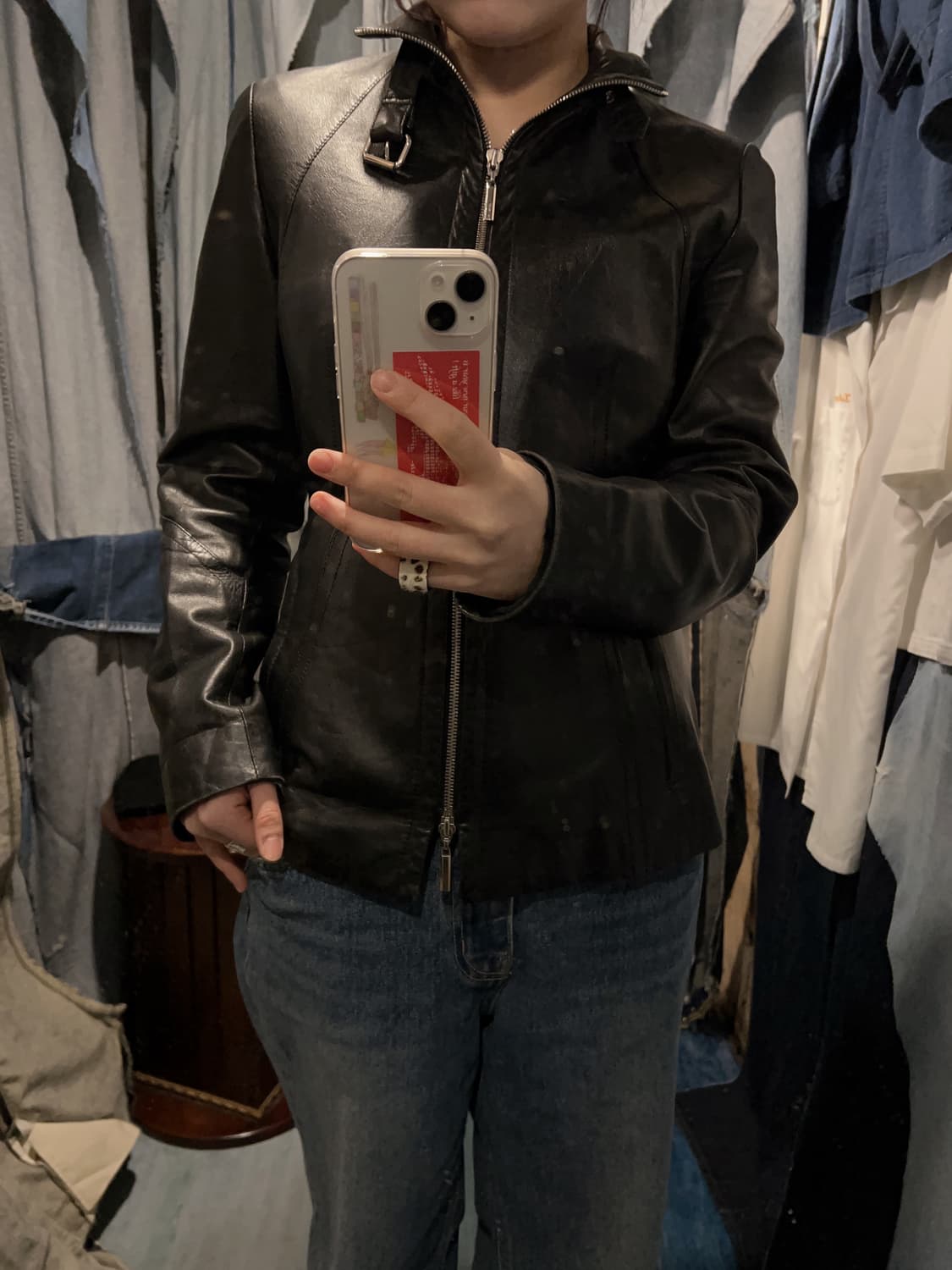 44-55 ) ARTISAN Leather Jacket 상품이미지2