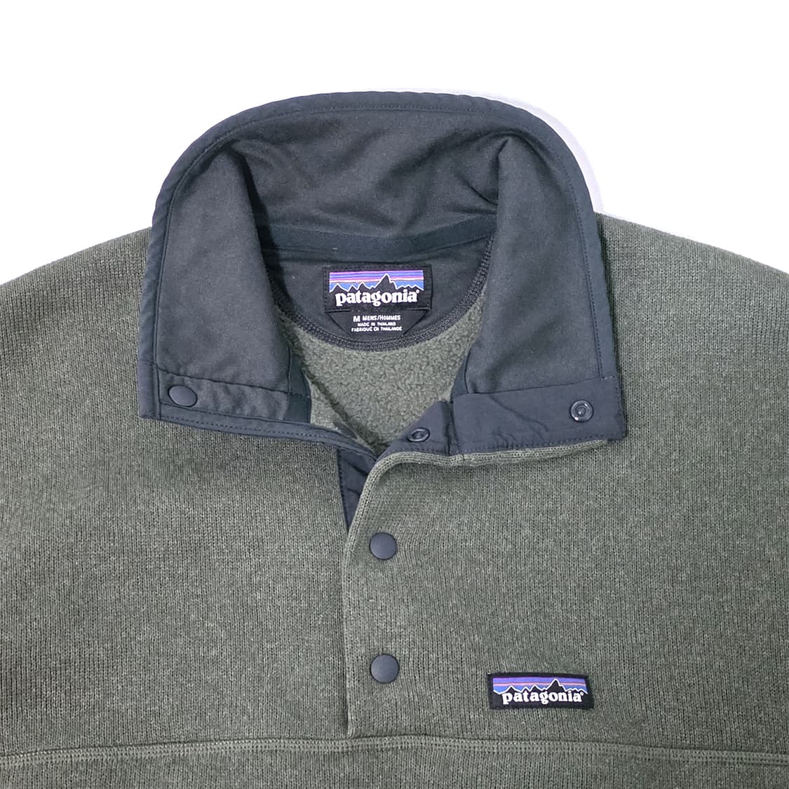 [M] 파타고니아 베터 스웨터 마수피얼 스냅 풀오버 올리브 상품이미지4