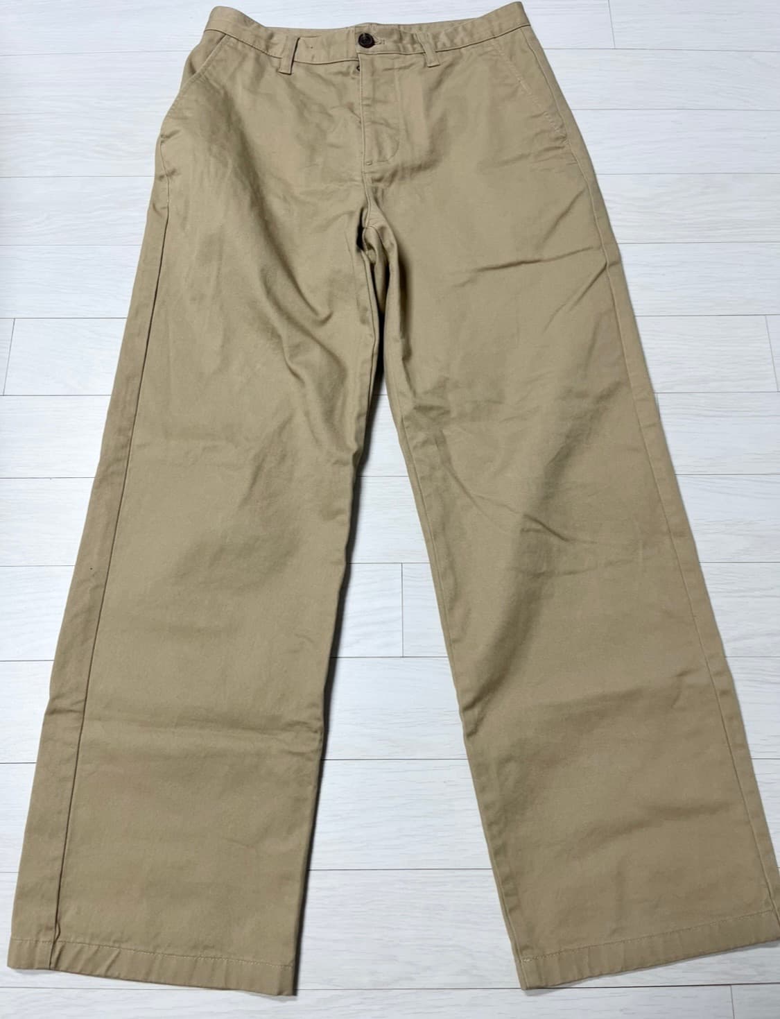 무신사 와이드 치노팬츠 30 [베이지] 상품이미지1