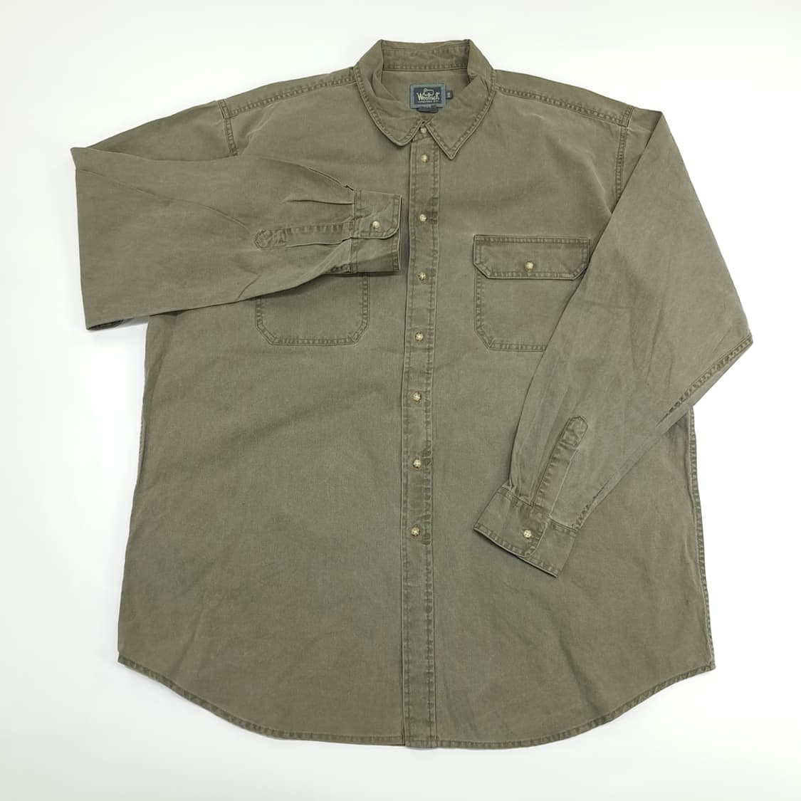Co831 2XL 울리치 90s 아미그린 긴팔 워크셔츠 상품이미지2