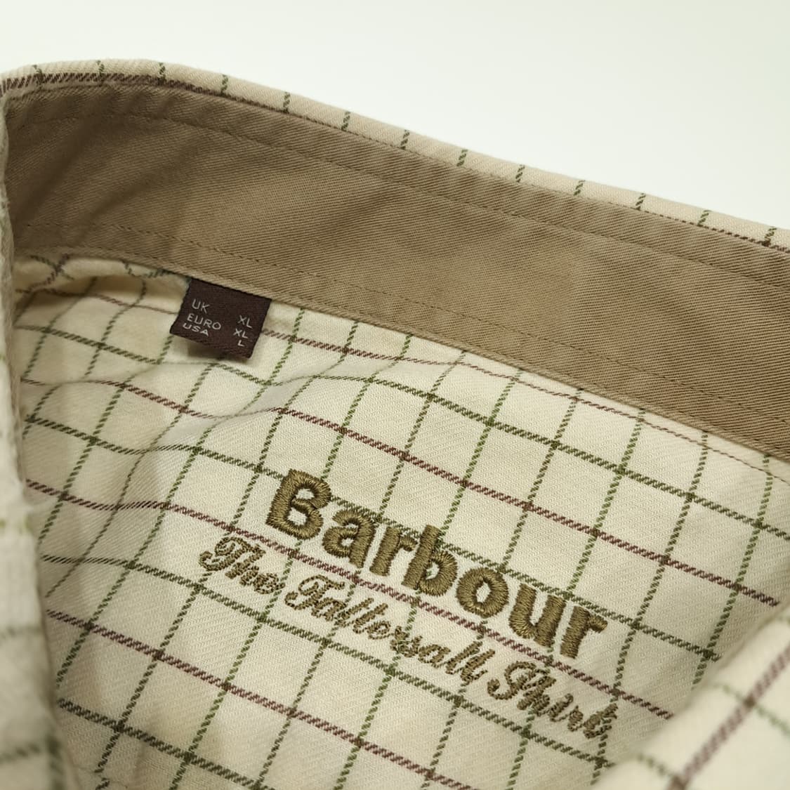 CK012 L 바버 00s 클래식 스몰체크 셔츠 남방 상품이미지3