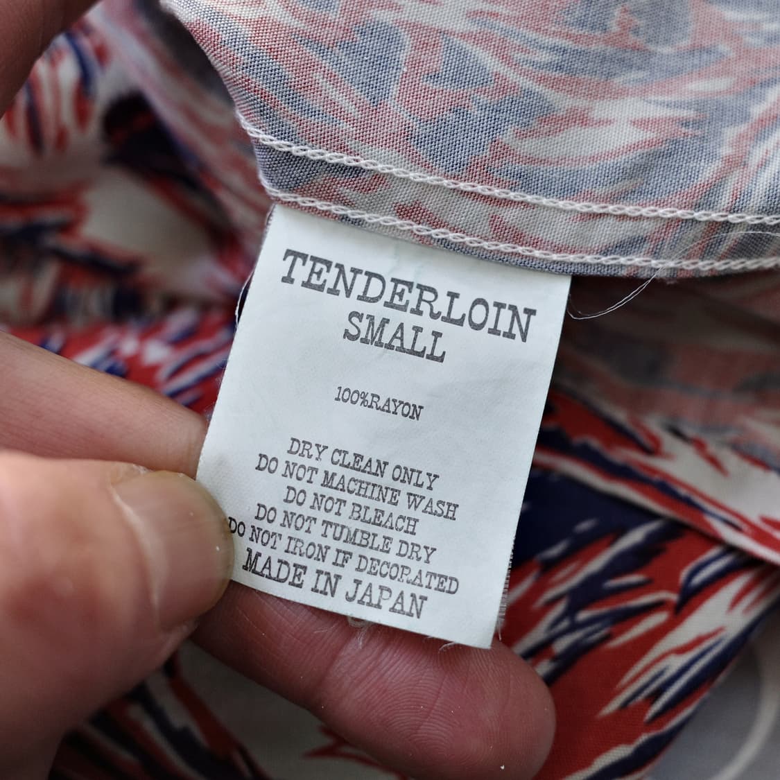 tenderloin wolf rayon shirt 상품이미지8