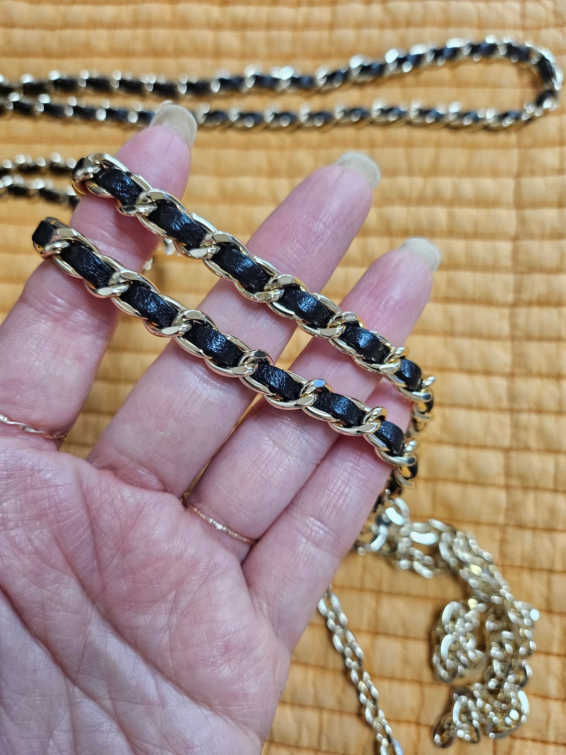 생로랑 금장 장지갑&체인백(정품) 상품이미지6