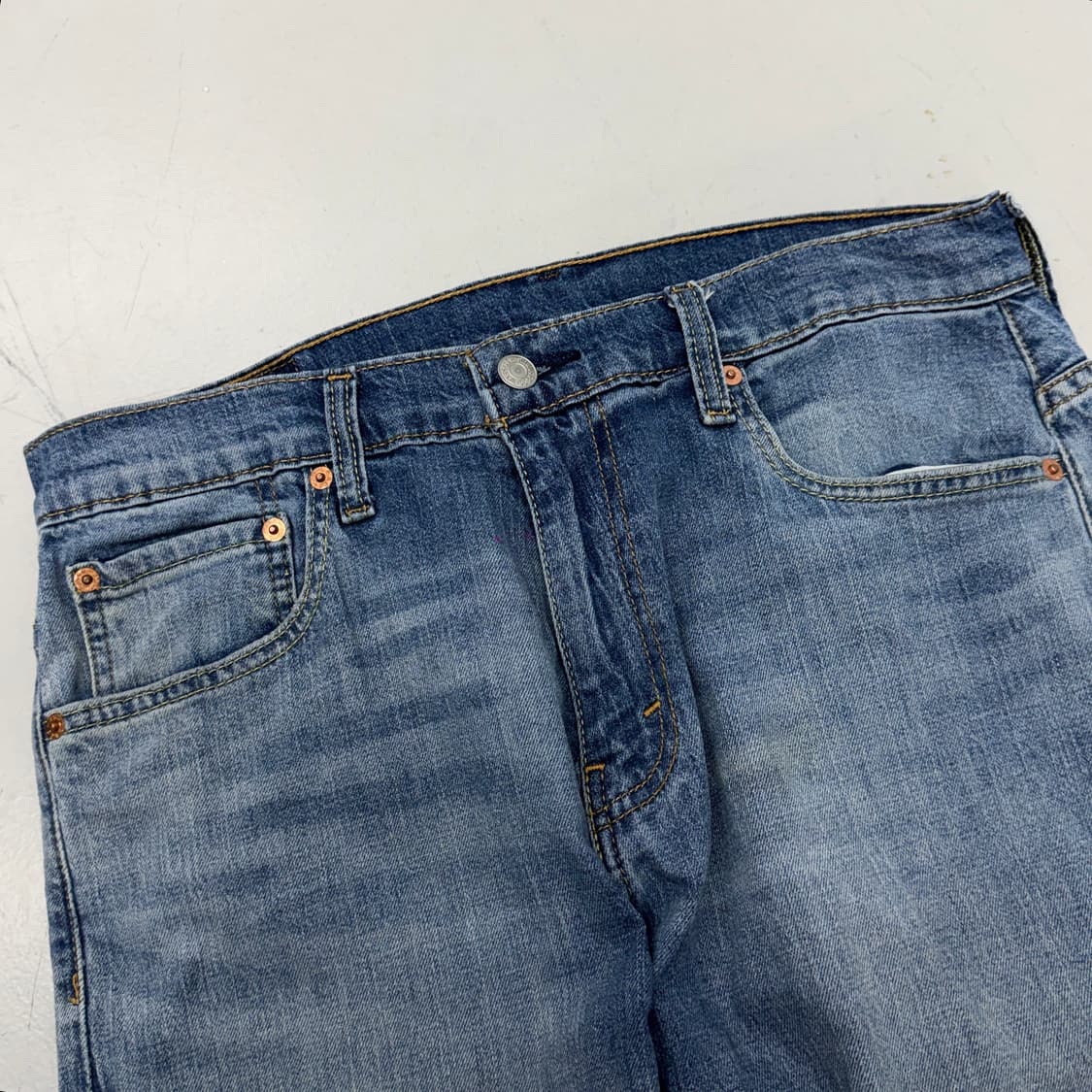 리바이스 569 새깅 워싱 와이드 스케이터 데님팬츠 상품이미지4