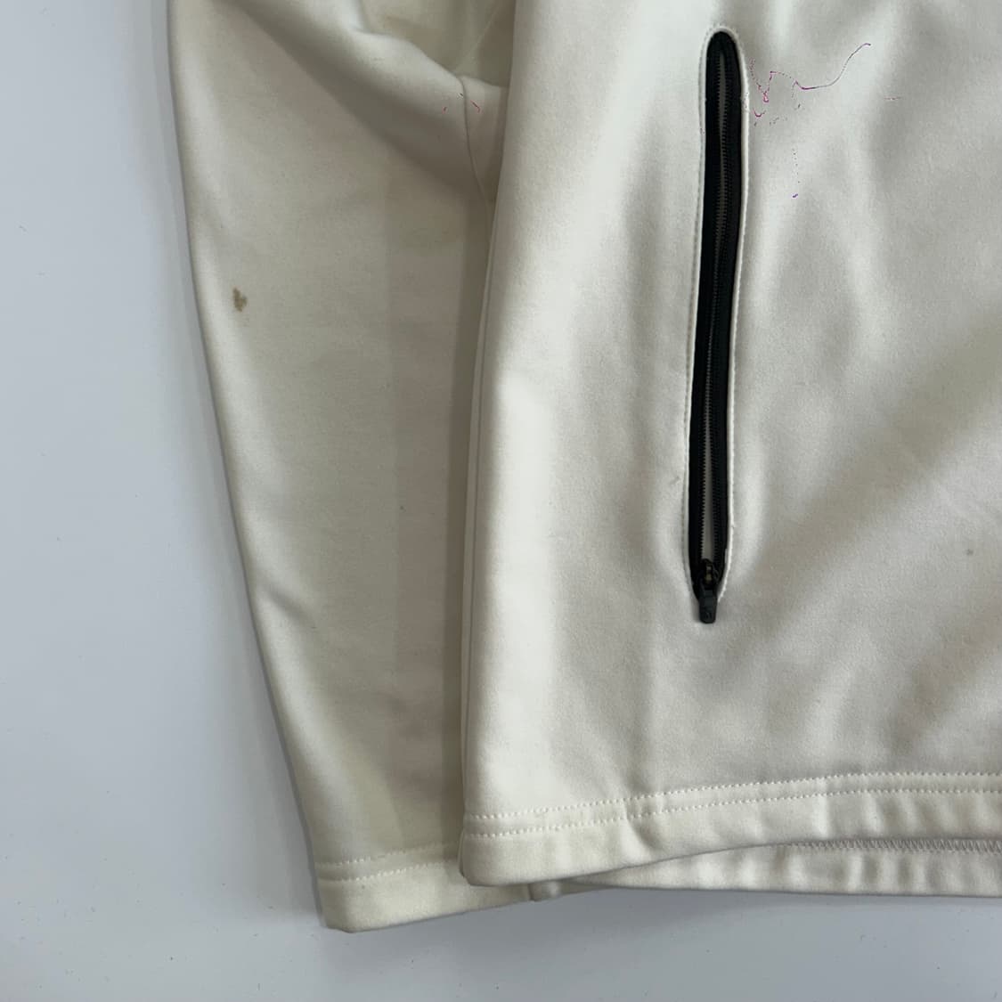 The north face 노스페이스 사이드로고 화이트 후드집업 상품이미지4