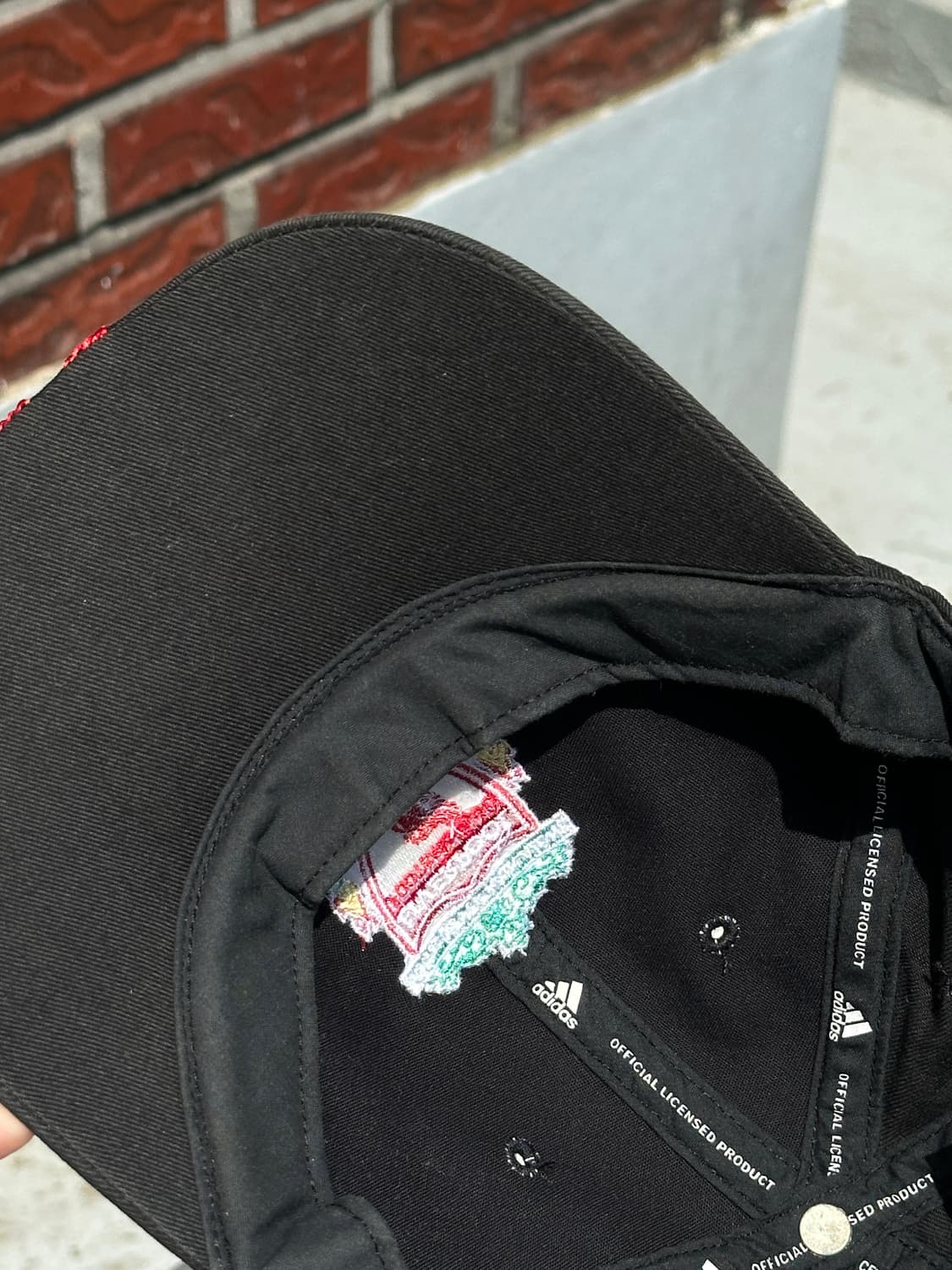 [M-L] 아디다스 리버풀 로고 블랙 볼캡 모자 상품이미지5