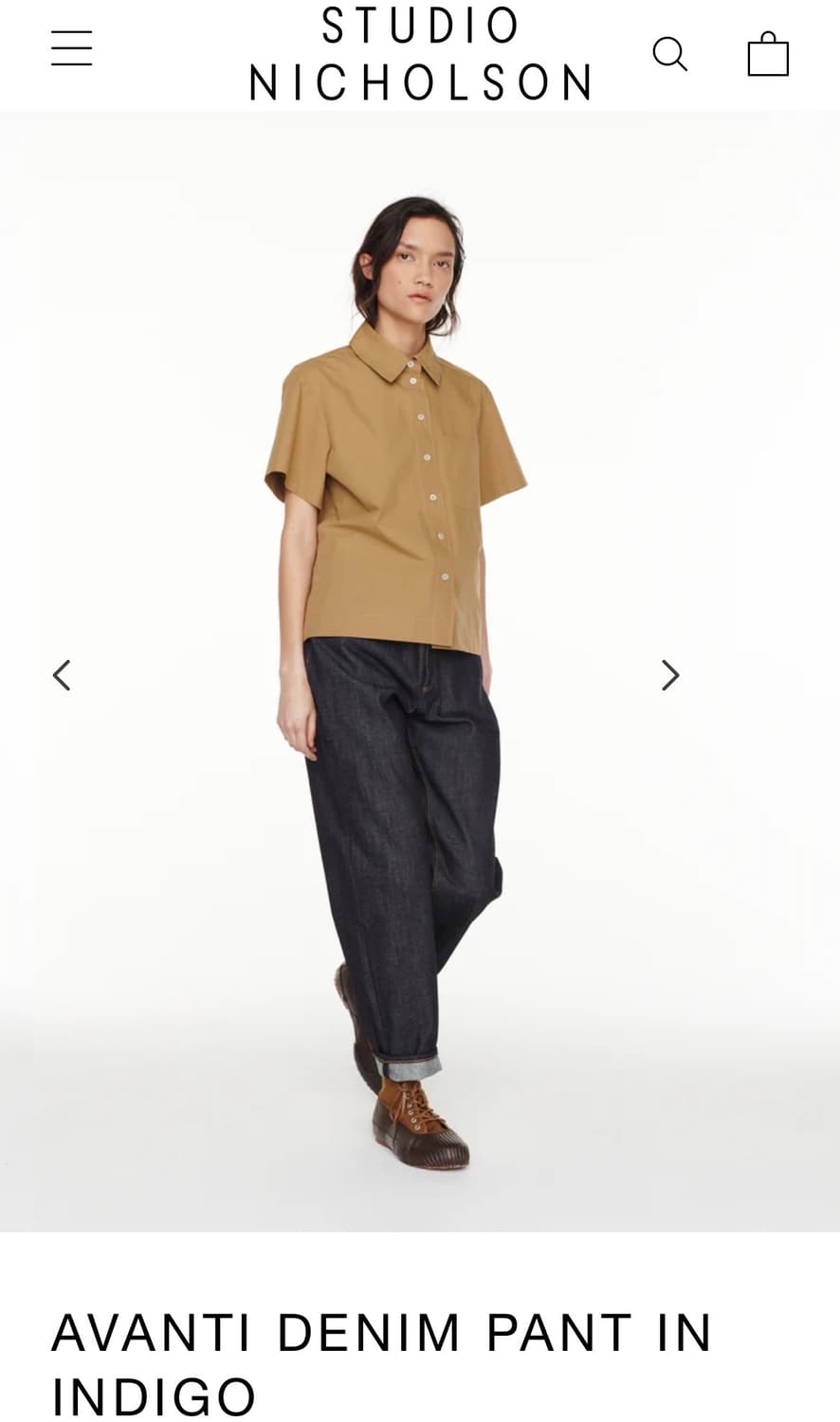 스튜디오 니콜슨 Studio Nicholson avanti 데님 상품이미지2
