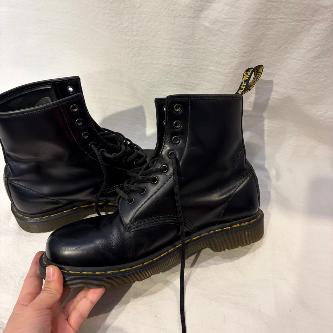 닥터마틴 1460 8홀 블랙 워커 부츠 상품이미지10