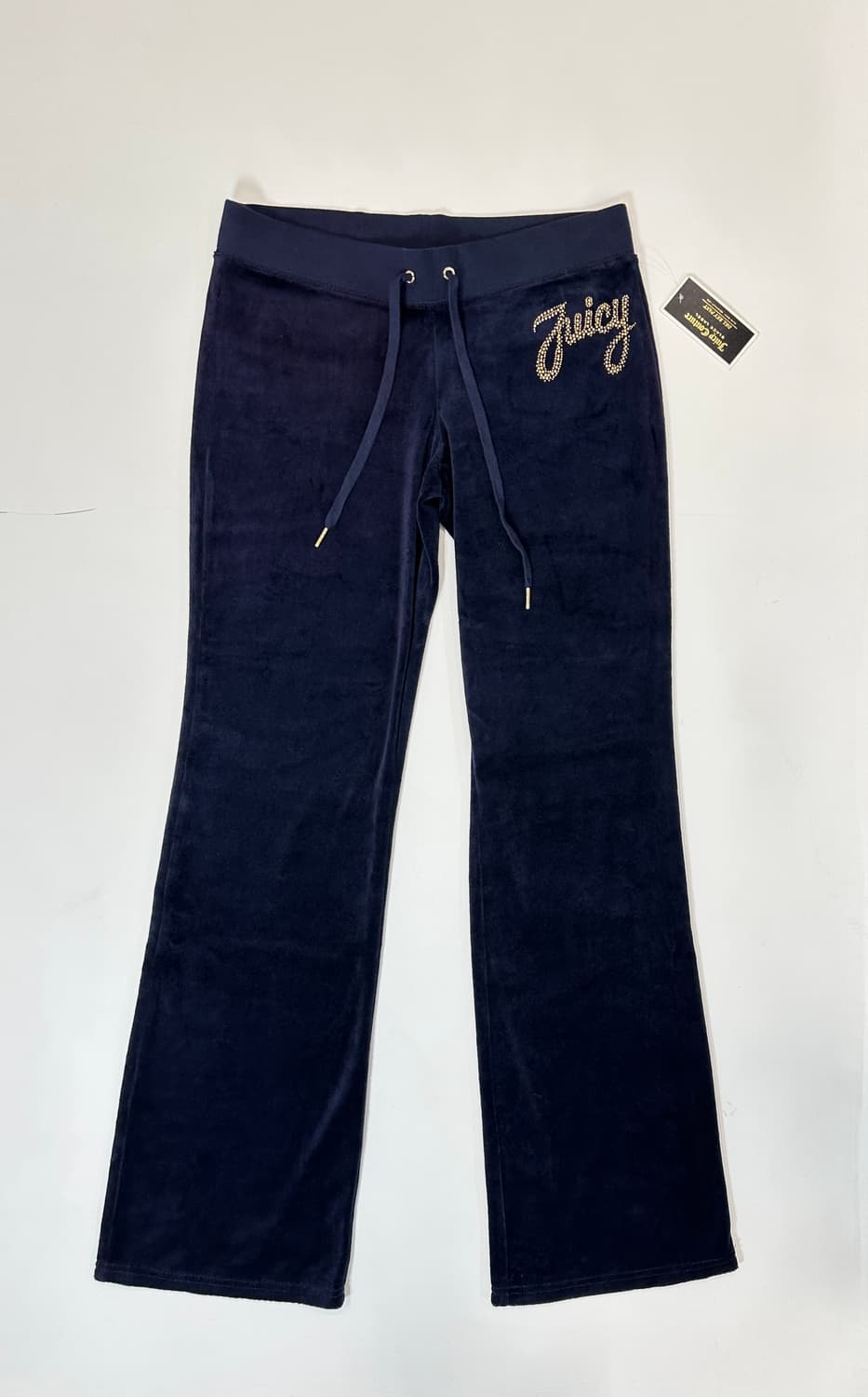 새상품)쥬시꾸띄르 로우라이즈 트랙 팬츠 벨벳소재 상품이미지2