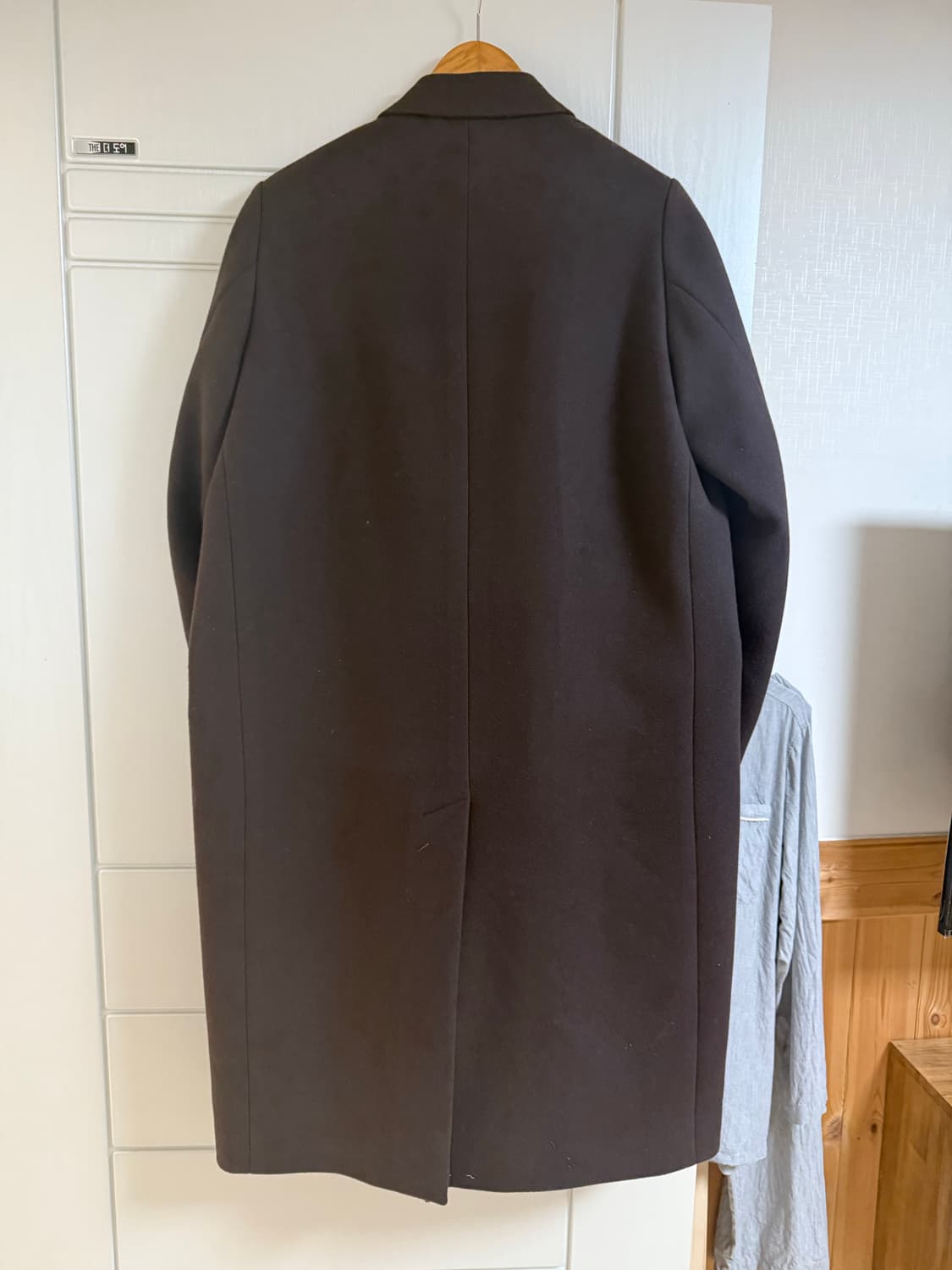 오라리 21aw 더블 라이트 멜튼 코트 3사이즈 다크브라운 상품이미지3