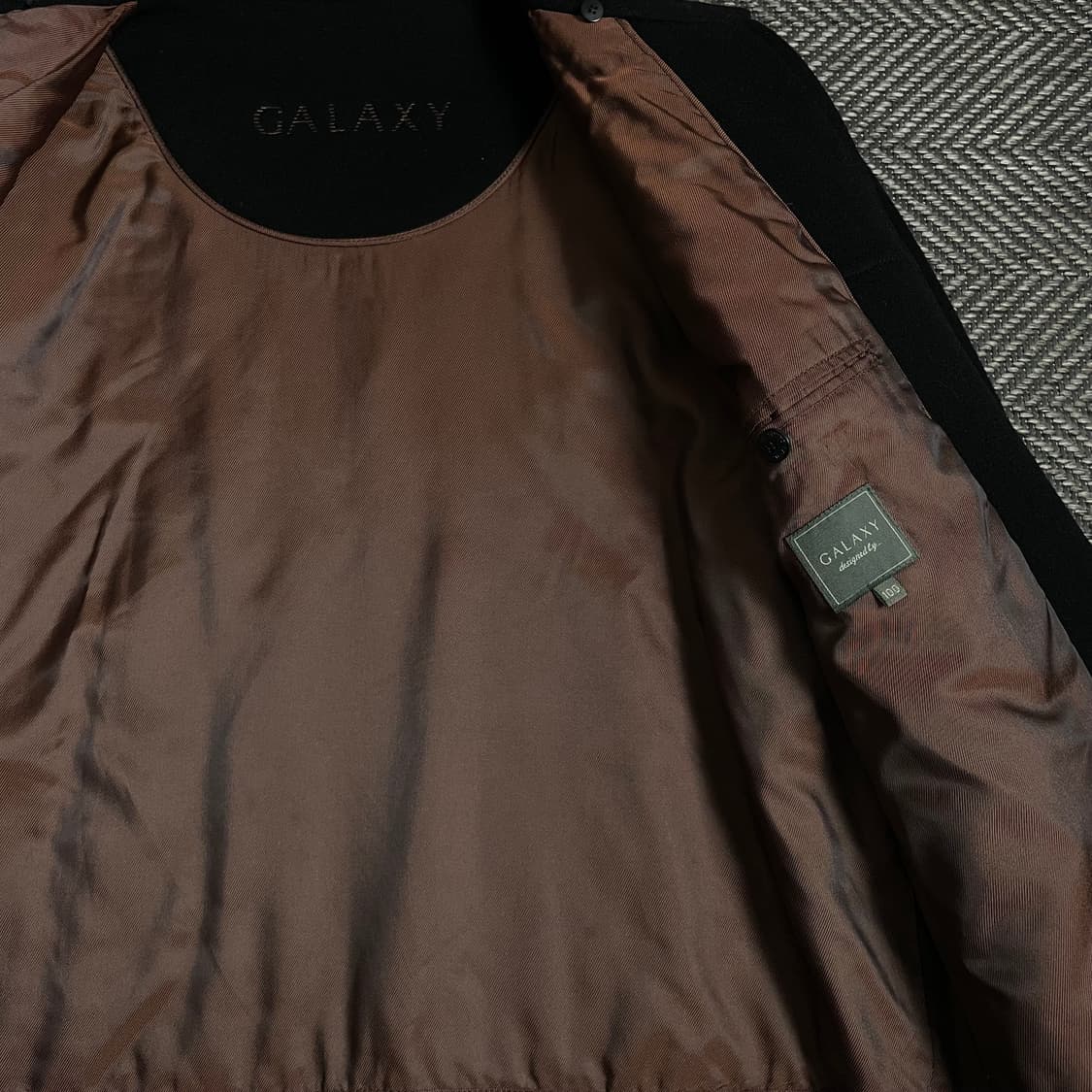 Galaxy 미니멀 울 캐시미어 혼방 베이직 블루종 자켓 y 4939 상품이미지6