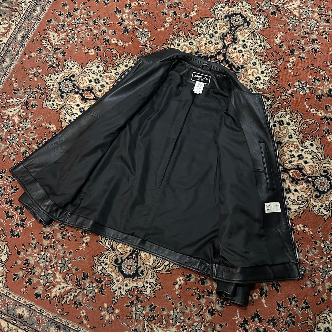 AGING CCC 양가죽 자켓 (XL) 105 싱글 라이더 자켓 상품이미지6