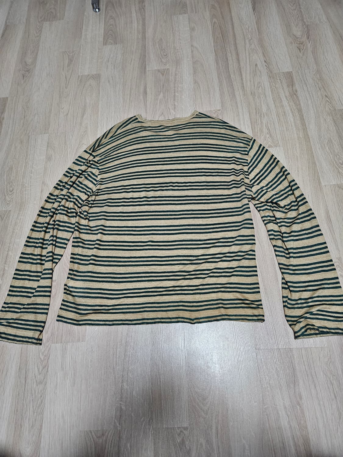 아워레가시 스트라이프 린넨 롱슬리브  상품이미지2