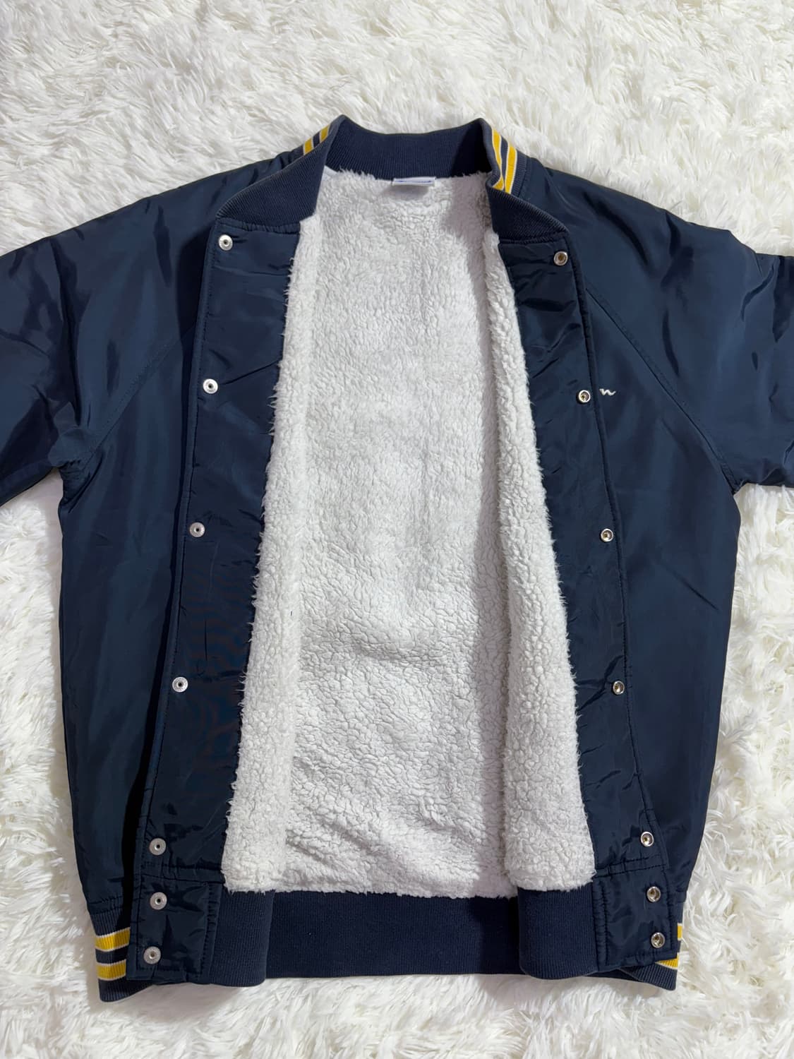 챔피온 JAPAN 네이비 양털안감 스타디움 자켓  상품이미지4