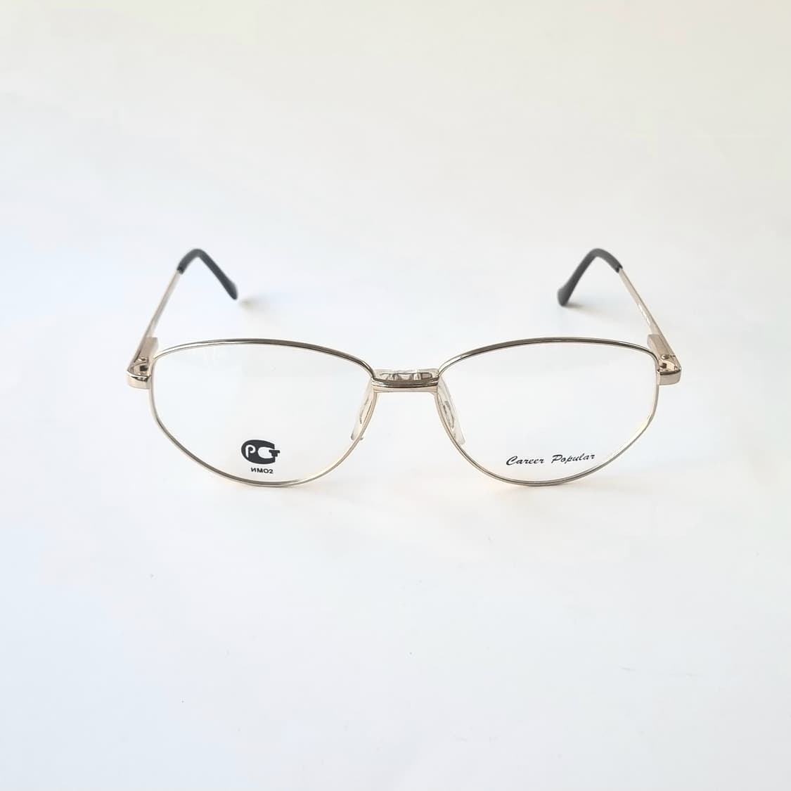 데드스탁 유럽 빈티지 골드 오벌 빅사이즈 안경테 171 상품이미지3