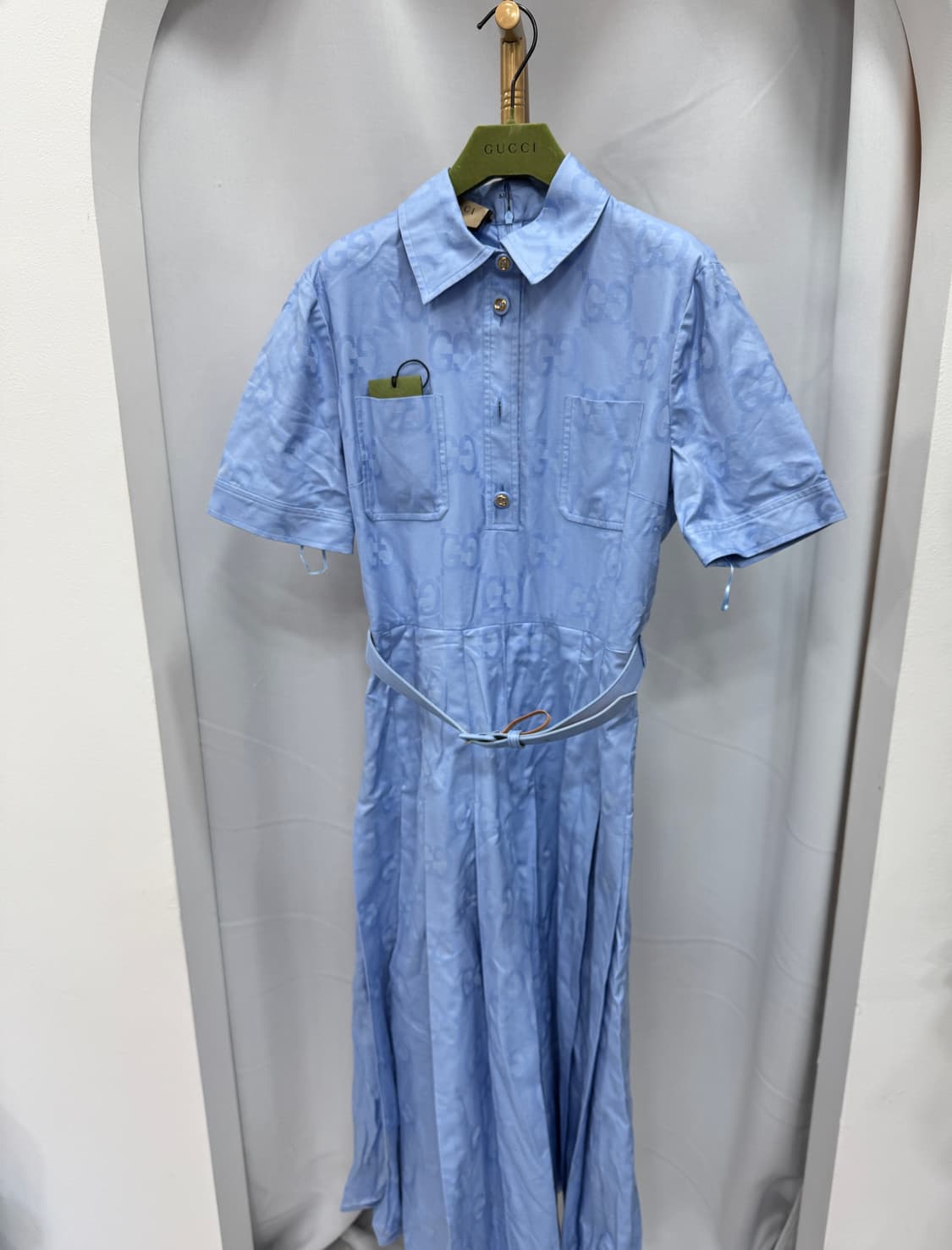 백화점판 구찌 포플린 드레스 원피스 42사이즈 상품이미지1