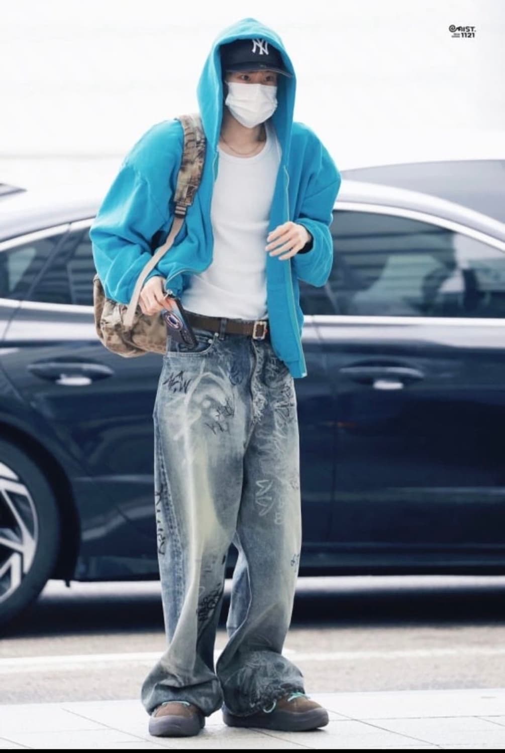 스카이라크 후드집업 블루 xl 상품이미지1