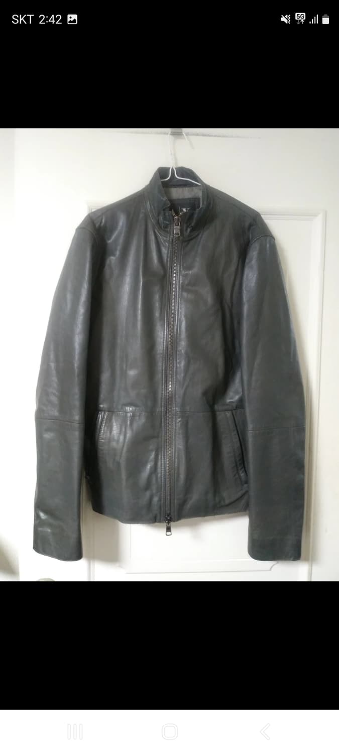 알마니 익스체인지 가죽자켓 상품이미지1