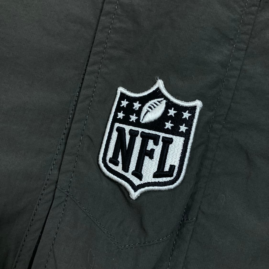 NFL 센터 로고 카키 레트로 바람막이 상품이미지3