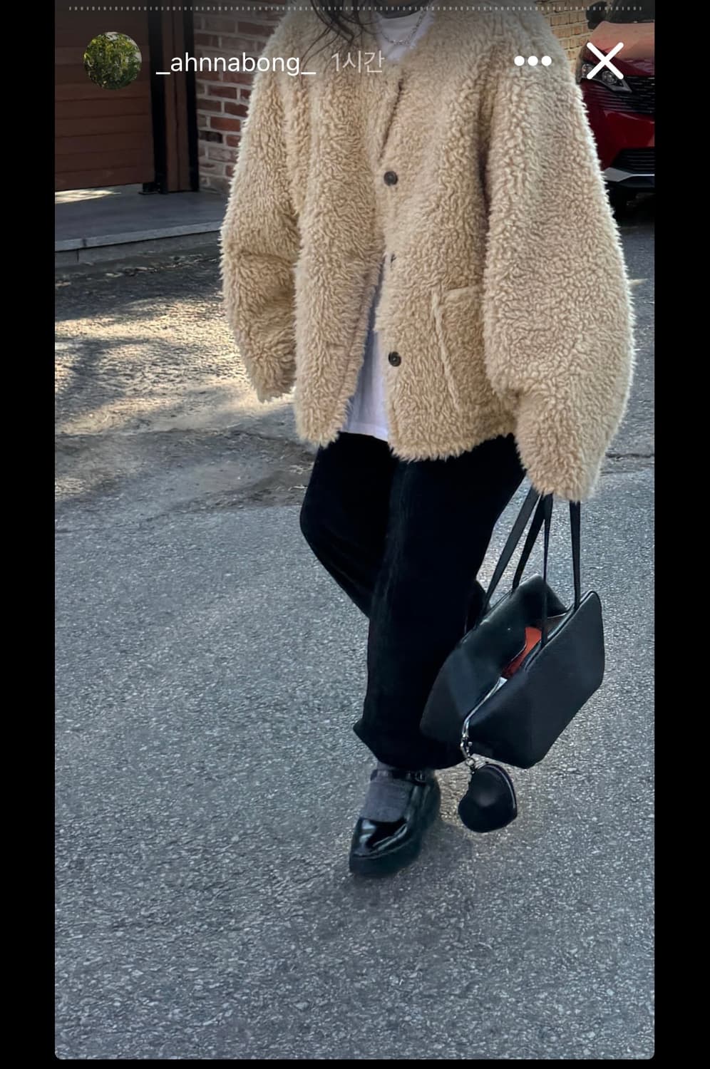 에토스 컬리 시어링 코트 상품이미지2