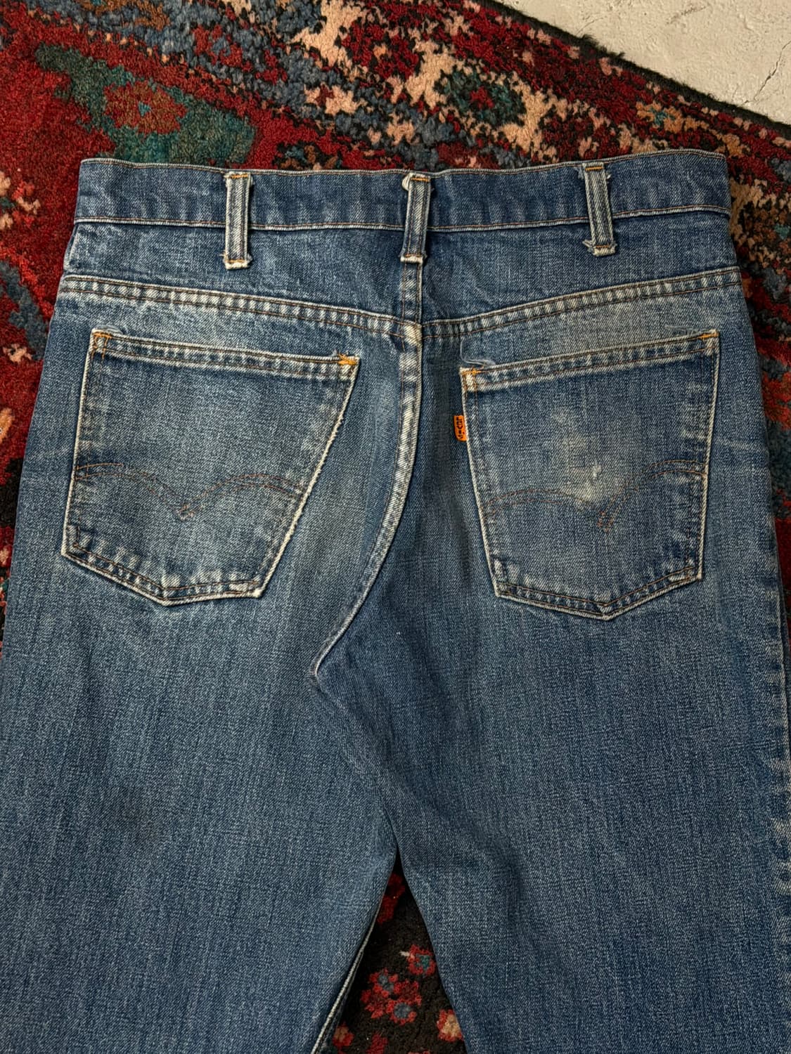 80's USA Made 빈티지 리바이스 646 벨바텀 부츠컷 오렌지탭 상품이미지7