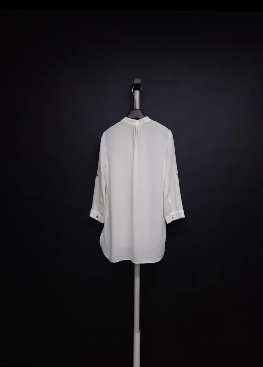 쉬즈미스 춘하 쉬폰 7부 롤업 블라우스 55 상품이미지2