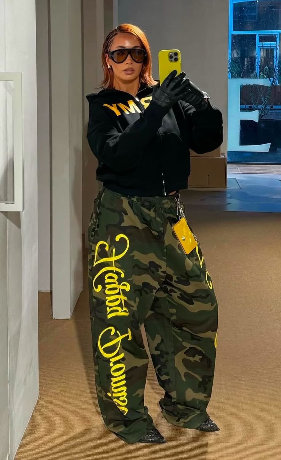 IHP (im happy promise) 카모 레터링 스웻 [ M ] 상품이미지5