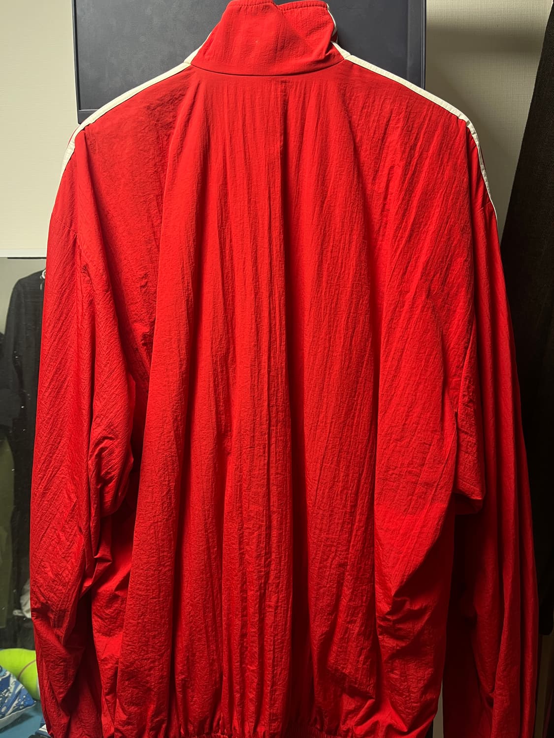 발렌시아가 아디다스 포플린 트랙자켓 레드, 1사이즈 상품이미지3