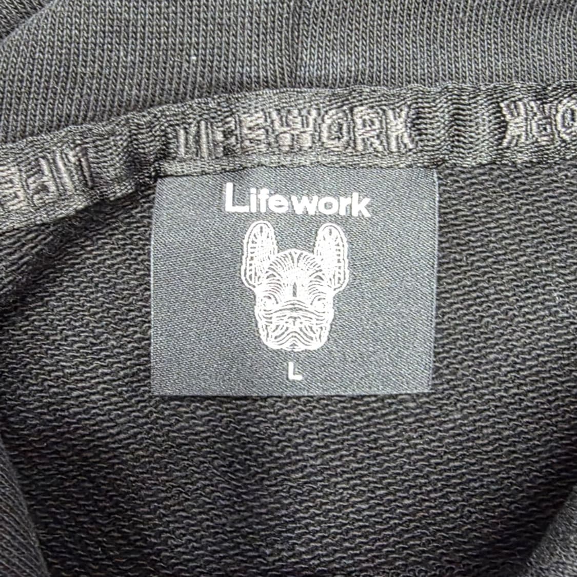 [프립]라이프워크(Lifework) 프렌치불독 백로고 후드티 상품이미지7