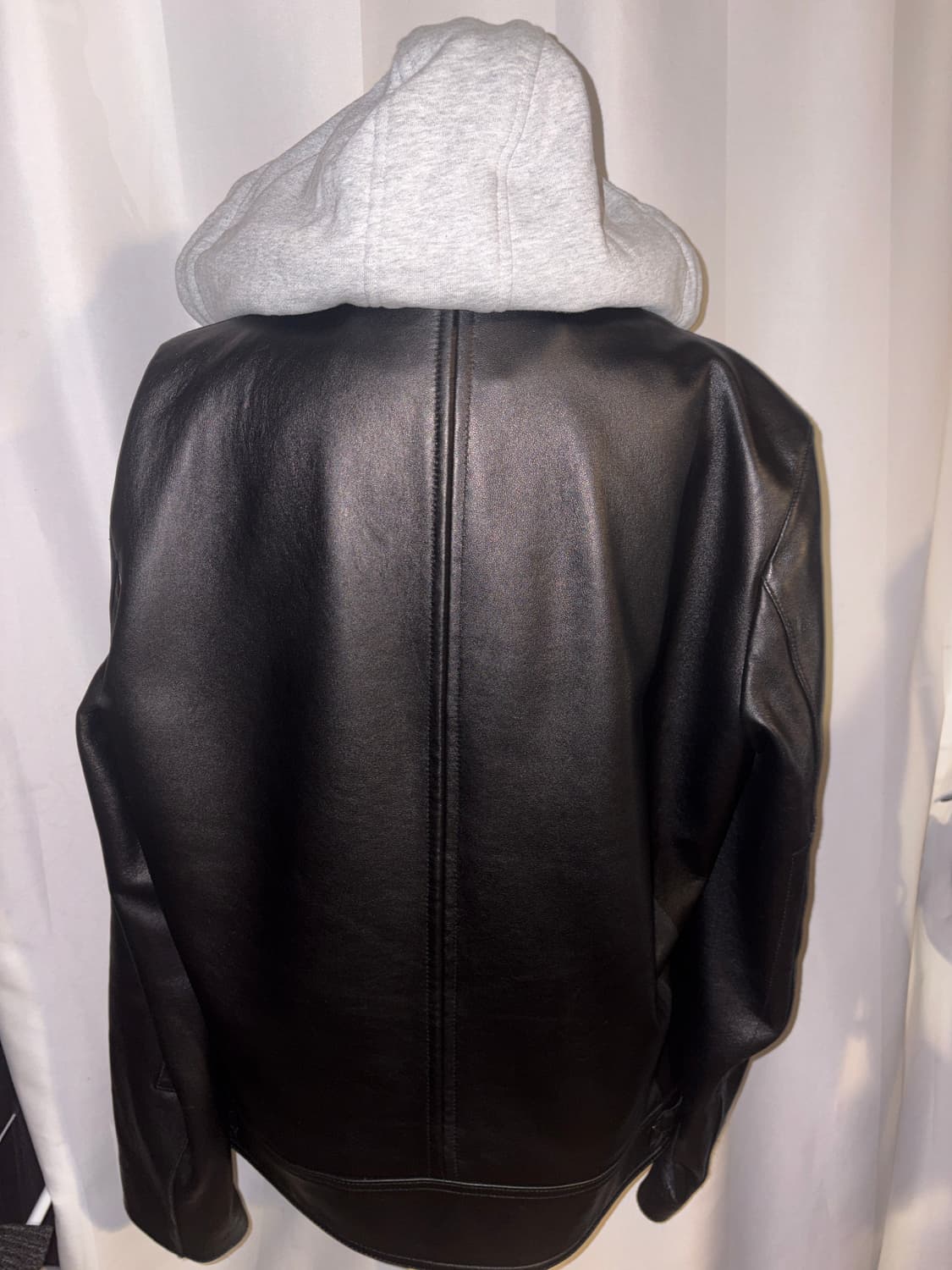 파렌하이트 후드탈부착 양가죽 레더자켓 상품이미지5