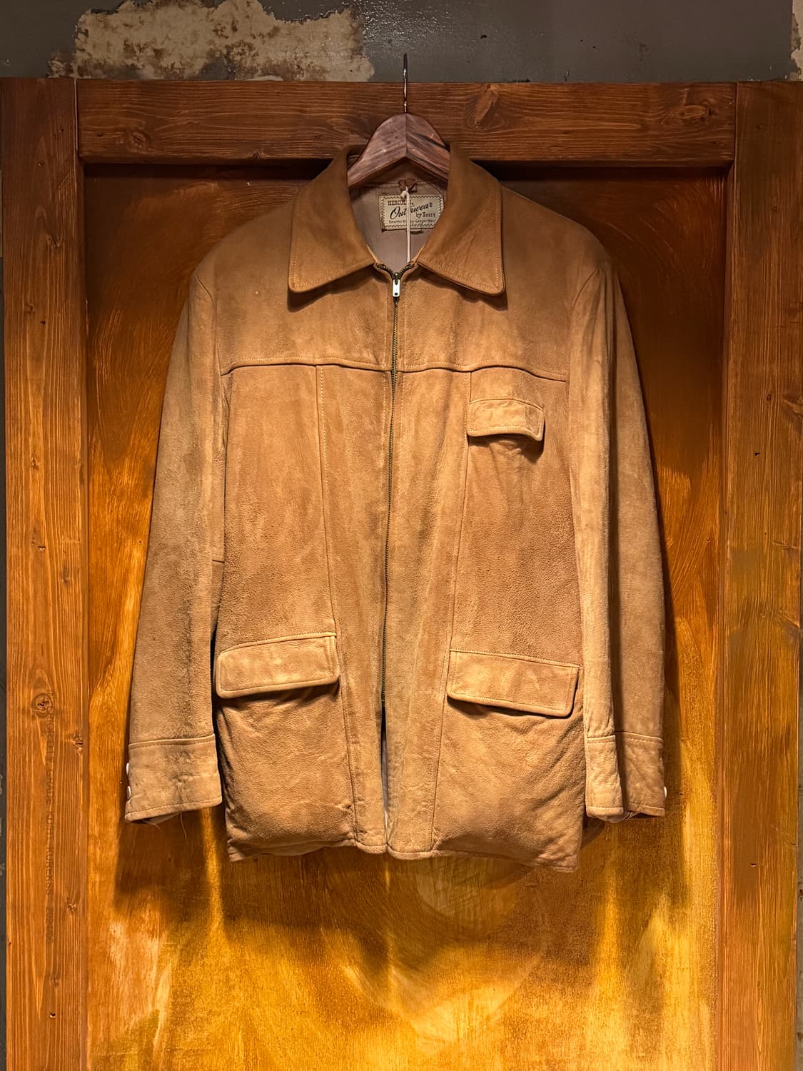 50s Hercules 사슴가죽 스웨이드 스포츠 자켓 (42) 상품이미지1